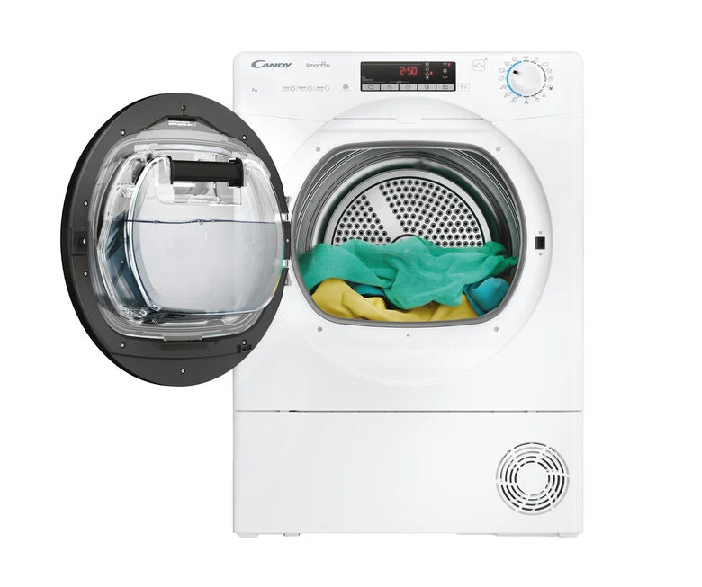 Candy CRO4 H7A2TBE-S Asciugatrice A Libera Installazione 7 Kg, Smart Pro, Wi-Fi + Bluetooth®, Classe E, Bianco