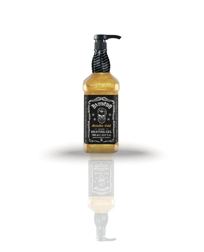 BANDIDO SHAVING GEL METALLIC GOLD 1000ML