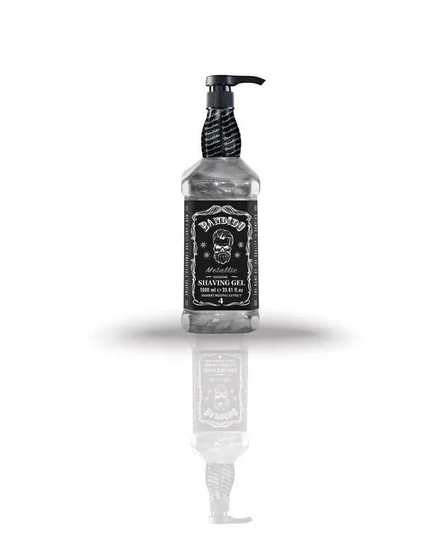 BANDIDO SHAVING GEL METALLIC SILVER 1000ML