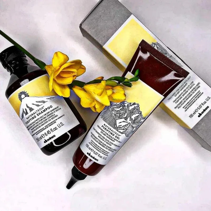 Davines Naturaltech Purifying Cute Pulita Kit – Shampoo e Gel Antiforfora