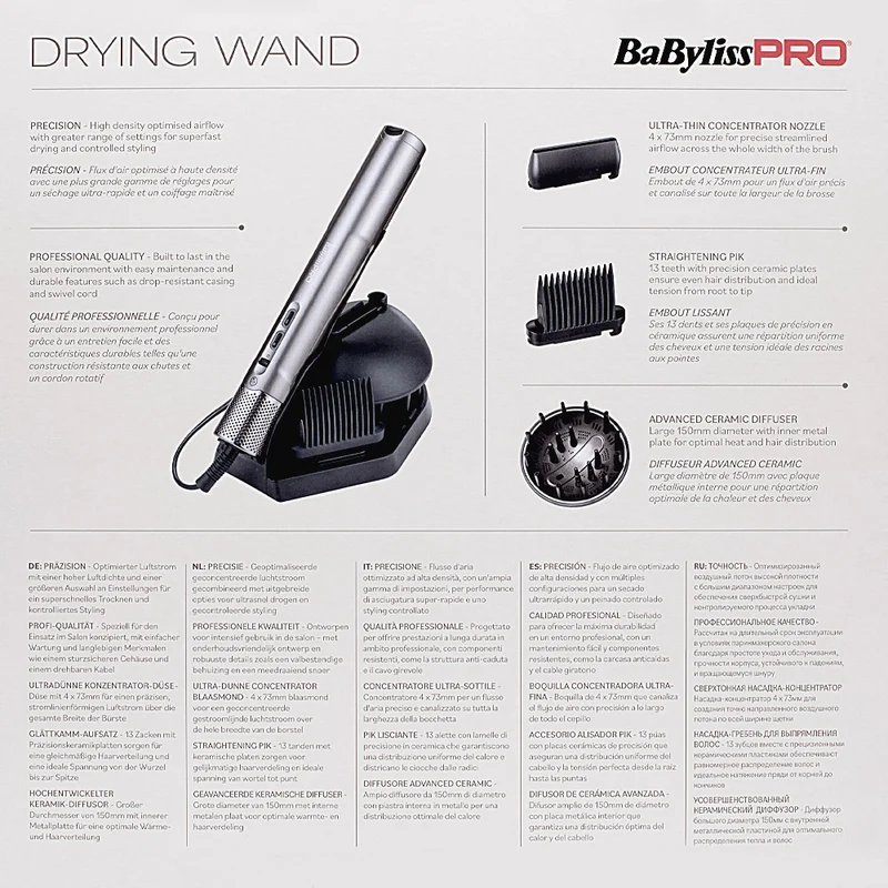 Babyliss Pro Drying Wand - asciugacapelli