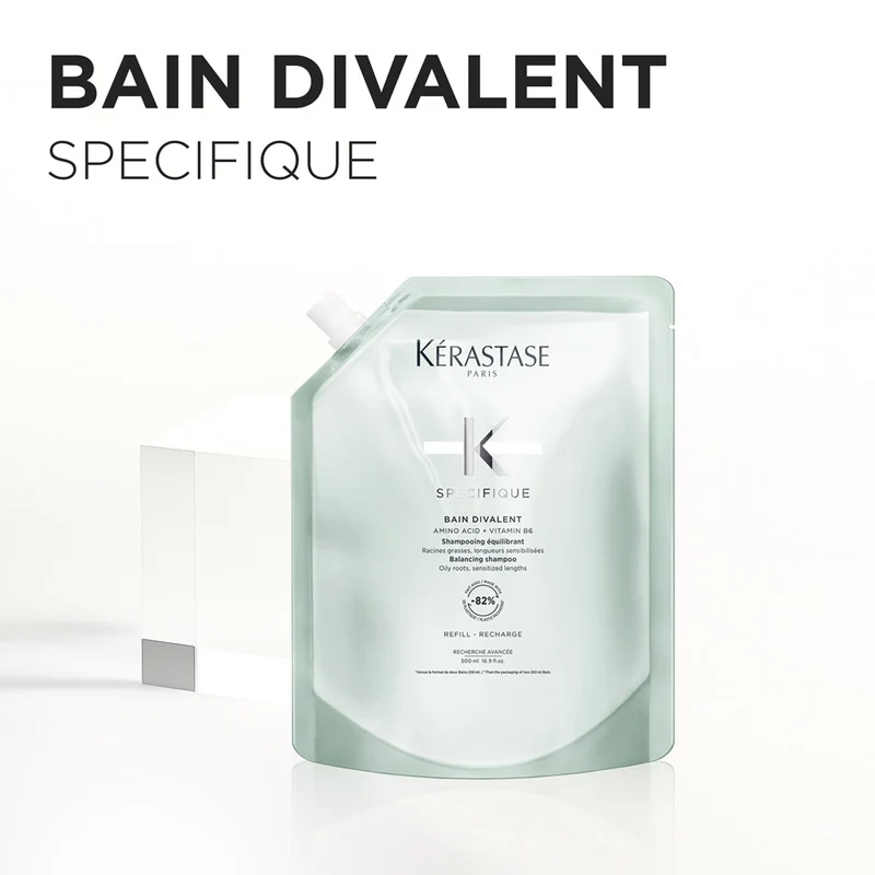 Kérastase Spécifique Bain Divalent Refill 500ml - eco ricarica shampoo capelli grassi