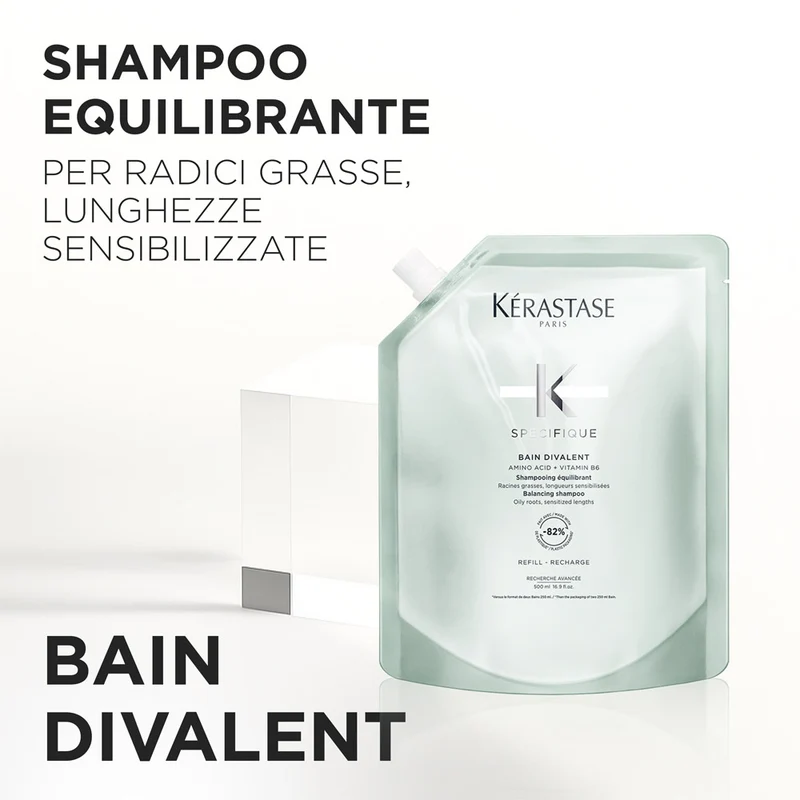 Kérastase Spécifique Bain Divalent Refill 500ml - eco ricarica shampoo capelli grassi