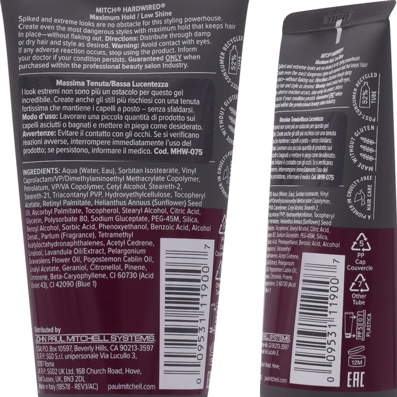 Paul Mitchell Mitch Hardwired 75ml - gel massima tenuta