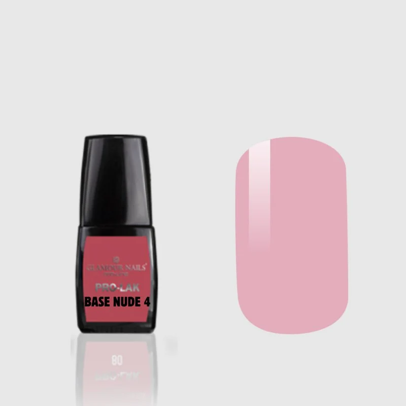 GLAMOUR NAILS PRO LAK SMALTO SEMIPERMANENTE BASE NUDE 4