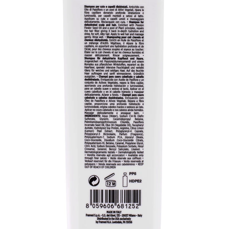 Framesi Morphosis Sublimis Oil Shampoo 250ml - shampoo idratante capelli secchi e disidratati