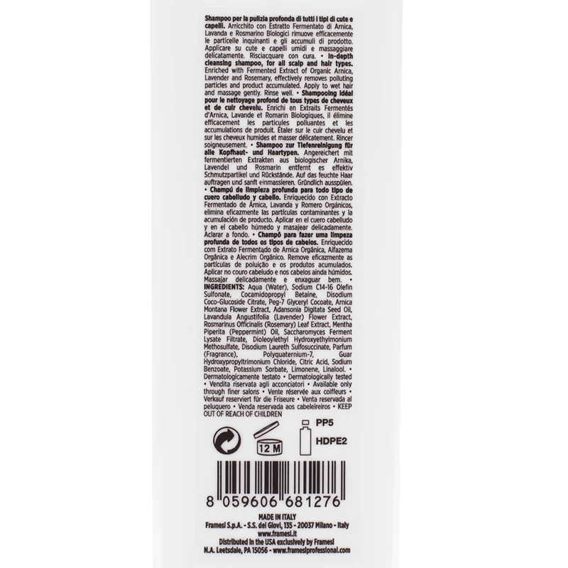Framesi Scalp Cleansing Shampoo 250ml - shampoo purificante