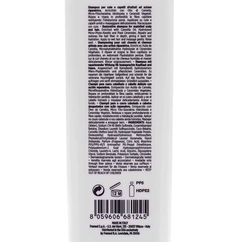 Framesi Morphosis Repair Shampoo 250ml - shampoo capelli sfruttati