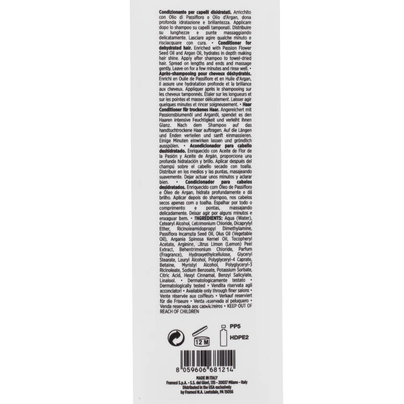 Framesi Morphosis Sublimis Oil Conditioner 1000ml - balsamo capelli disidratati e secchi