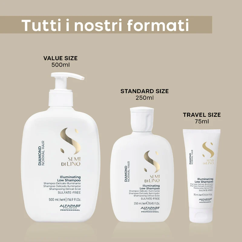 Alfaparf Semi Di Lino Diamond Illuminating Shampoo 75ml - shampoo Illuminante