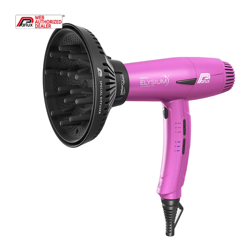 Parlux Elysium + Magic Compact Fucsia - asciugacapelli con diffusore