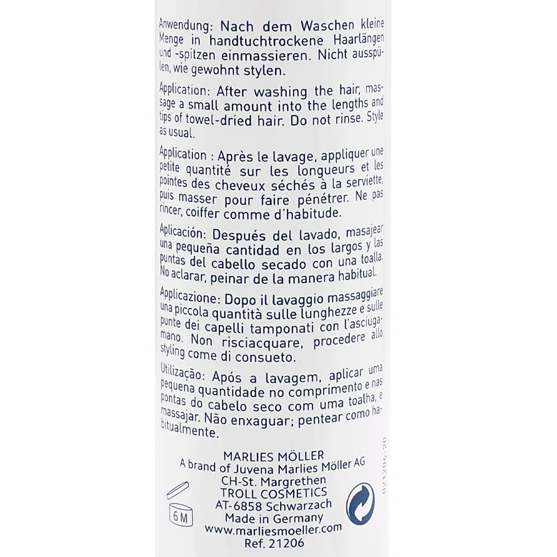 Marlies Möller Lamellar Repair Mask 50ml - maschera ristrutturante