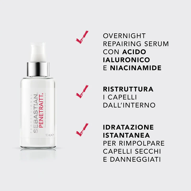 Sebastian Foundation Penetraitt Overnight Repairing Serum 95ml - siero notte riparatore