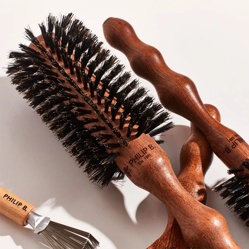 Philip B Large Round Hairbrush 59mm - spazzola