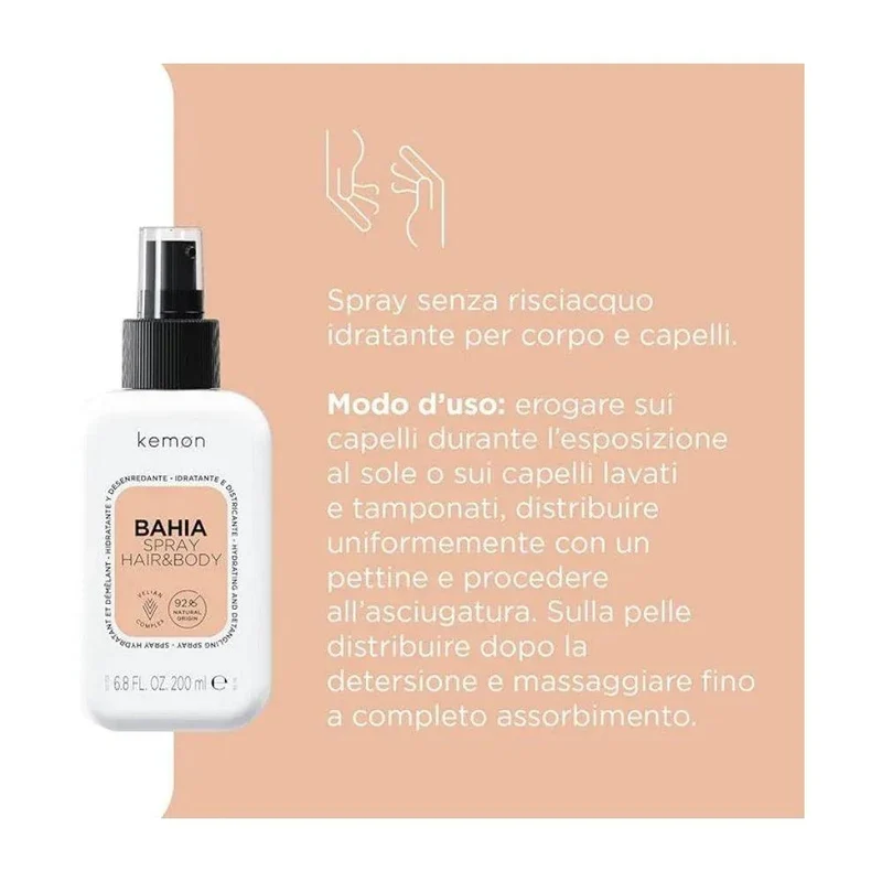 Kemon Bahia Spray Hair & Body doposole idratante 200ml