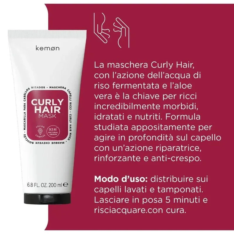 Kemon Curly Hair Mask capelli ricci