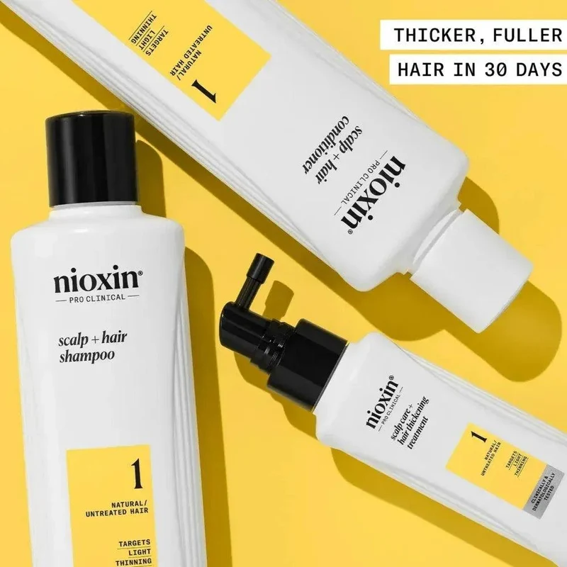 Nioxin System Kit 1 capelli naturali con assottigliamento lieve