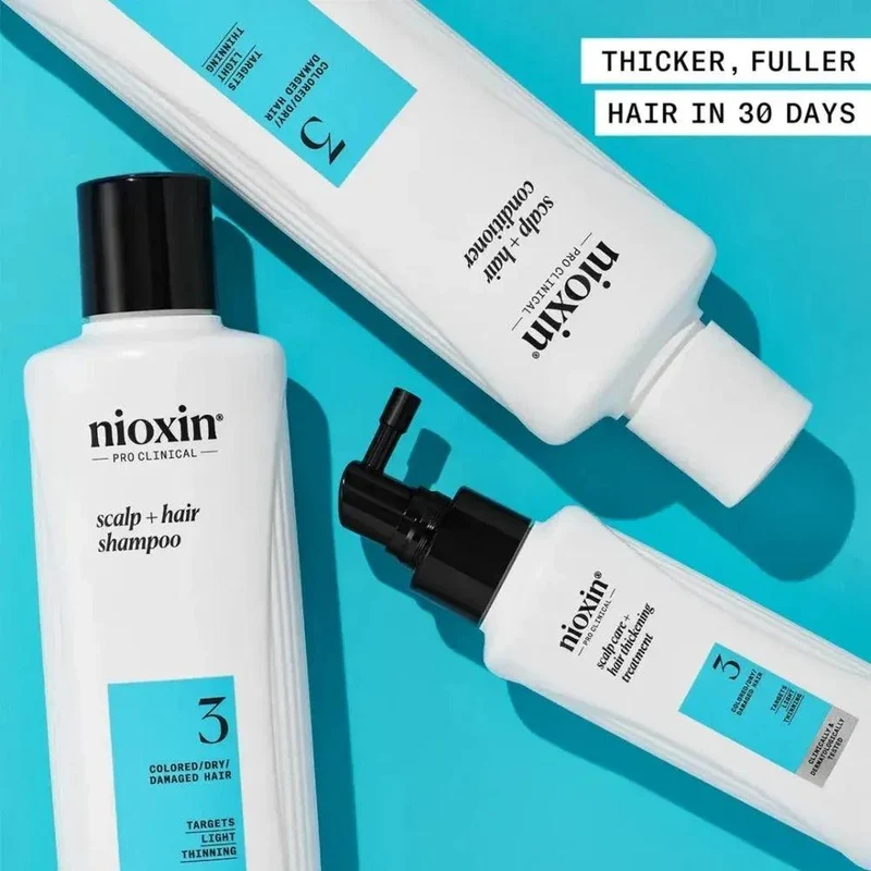 Nioxin System Kit 3 capelli colorati con assottigliamento lieve