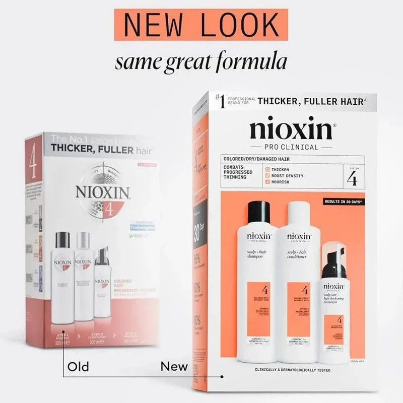 Nioxin System Kit 4 capelli colorati con assottigliamento avanzato