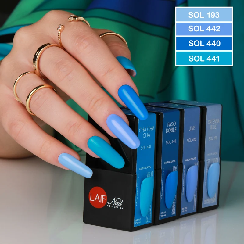 Laif Smalto Gel Semipermanente SOL 193 Ortensia Blue 10ml
