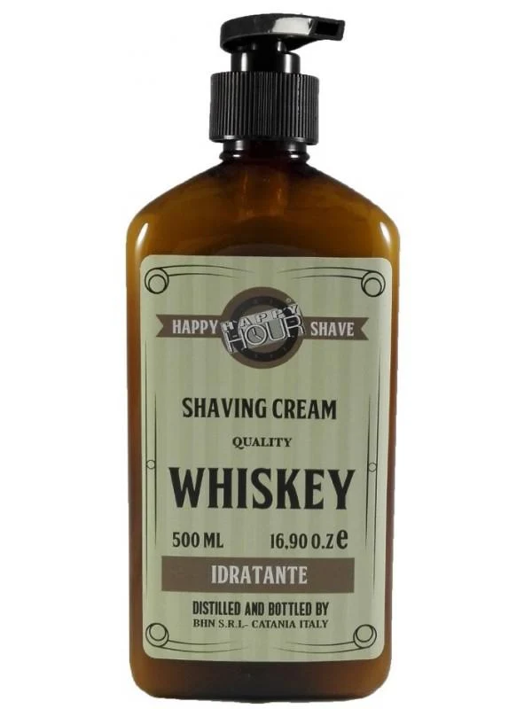 WHISKEY HAPPY HOUR SHAVING CREAM IDRATANTE 500ML