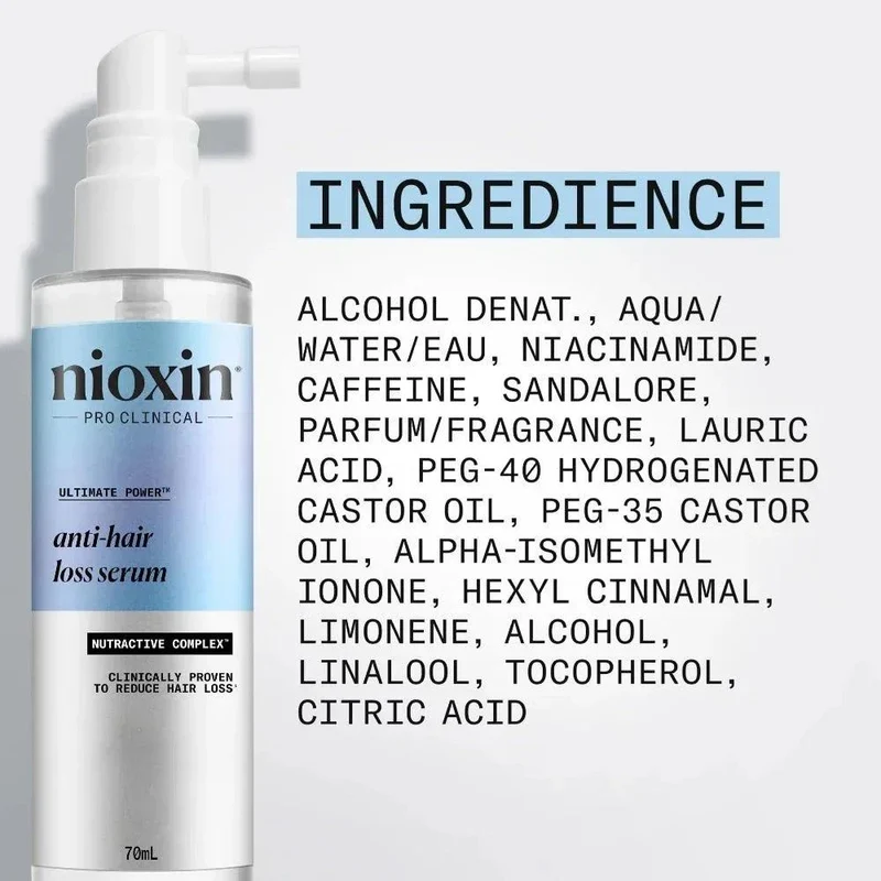 Nioxin Anti Hair Loss Serum anticaduta capelli 70ml
