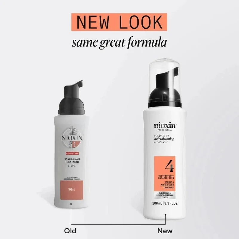 Nioxin System 4 Leave In Treatment capelli colorati con assottigliamento avanzato 100ml