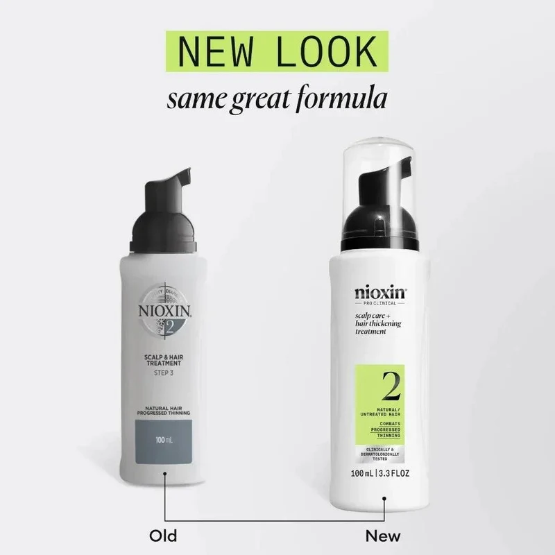 Nioxin System 2 Leave In Treatment capelli naturali con assottigliamento avanzato 100ml