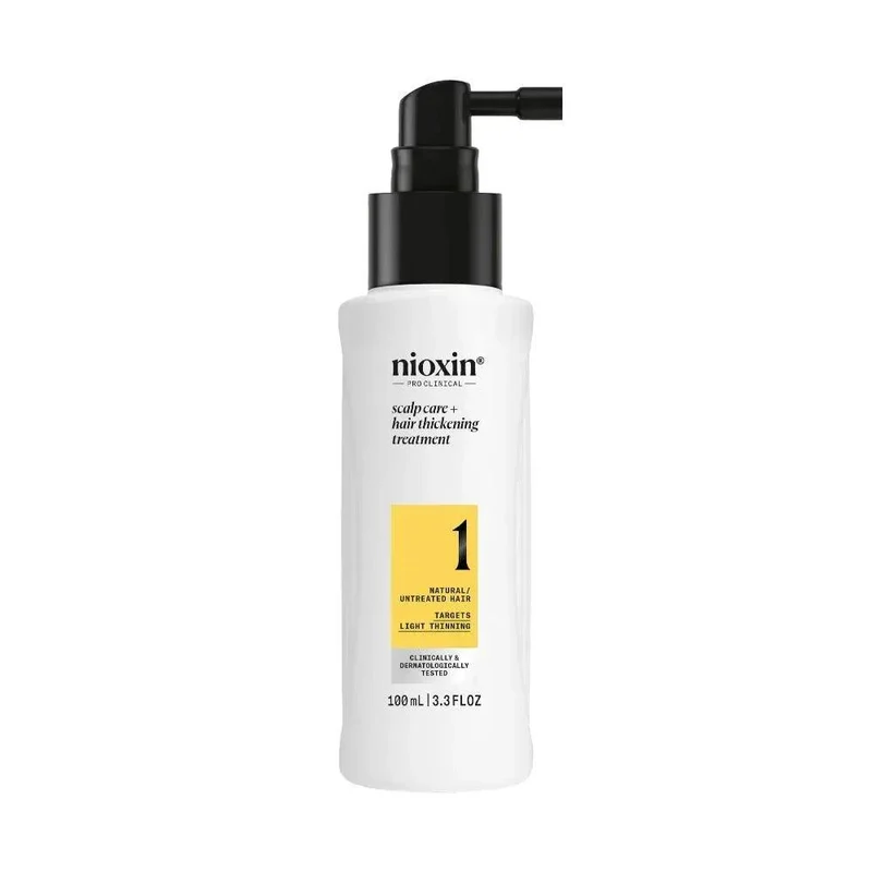 Nioxin System 1 Leave In Treatment capelli naturali con assottigliamento lieve 100ml