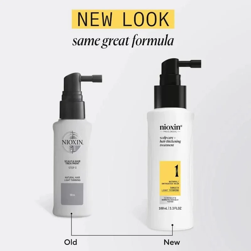 Nioxin System 1 Leave In Treatment capelli naturali con assottigliamento lieve 100ml