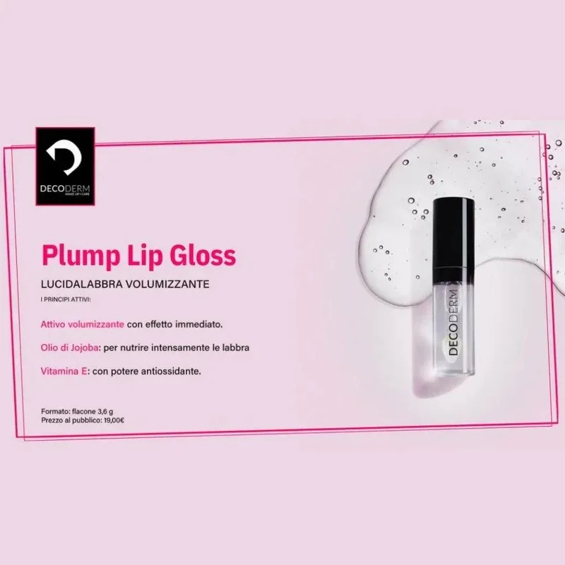 Decoderm Plump Lip Gloss lucidalabbra volumizzante 3,6gr