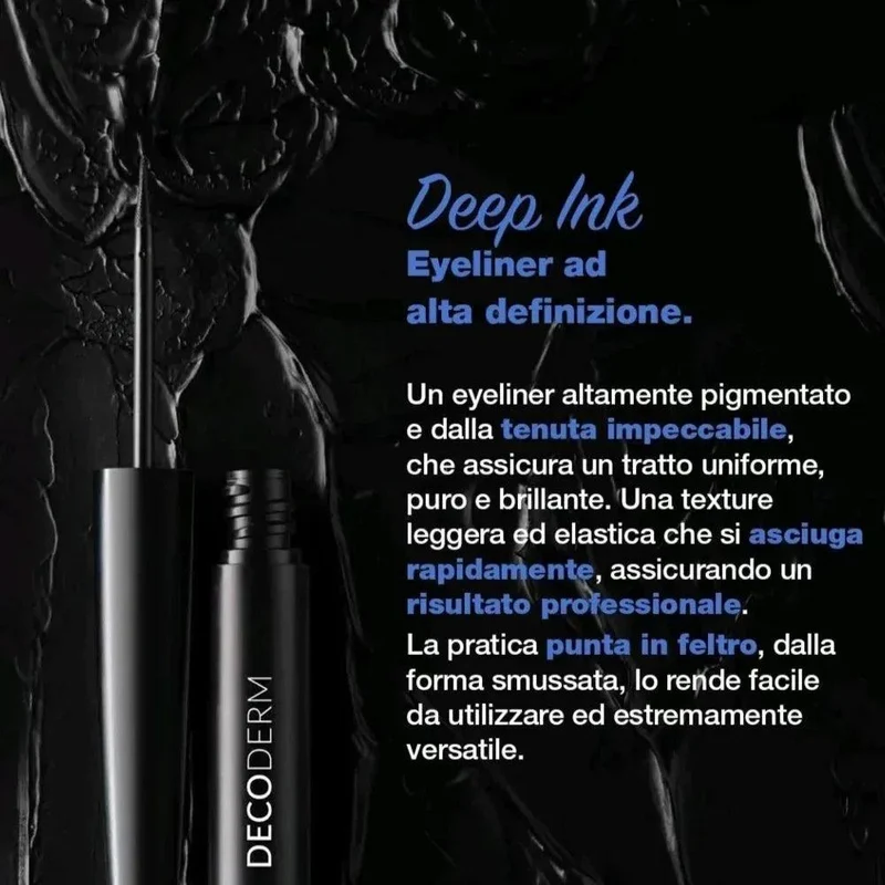 Decoderm Deep Ink Eyeliner ad alta definizione 4ml