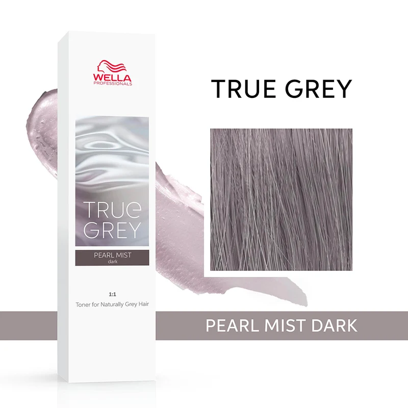 Wella True Grey Pearl Mist Dark 60ml - tonalizzante capelli grigio cendré