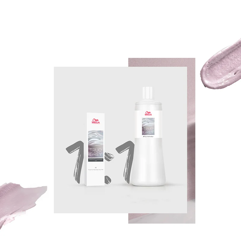 Wella True Grey Pearl Mist Dark 60ml - tonalizzante capelli grigio cendré