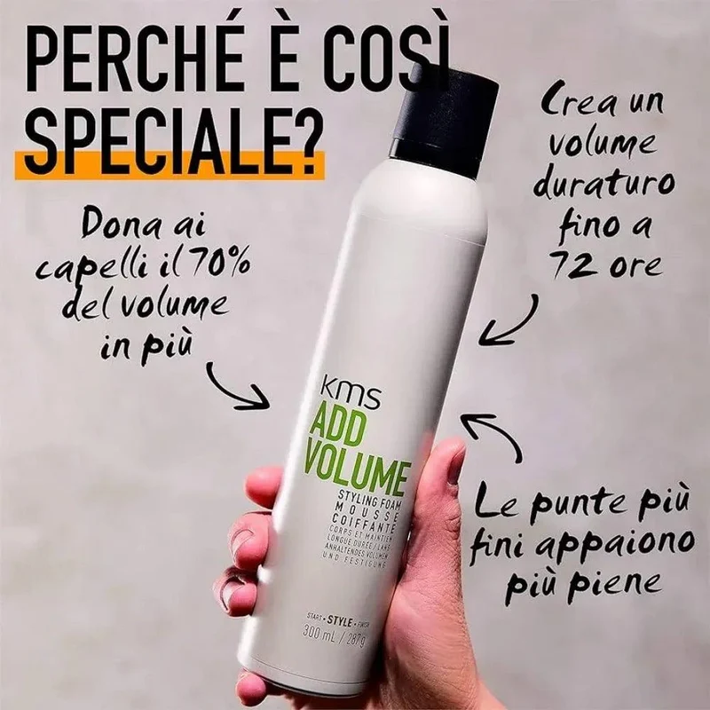 Kms Add Volume Styling Foam schiuma volumizzante 300ml