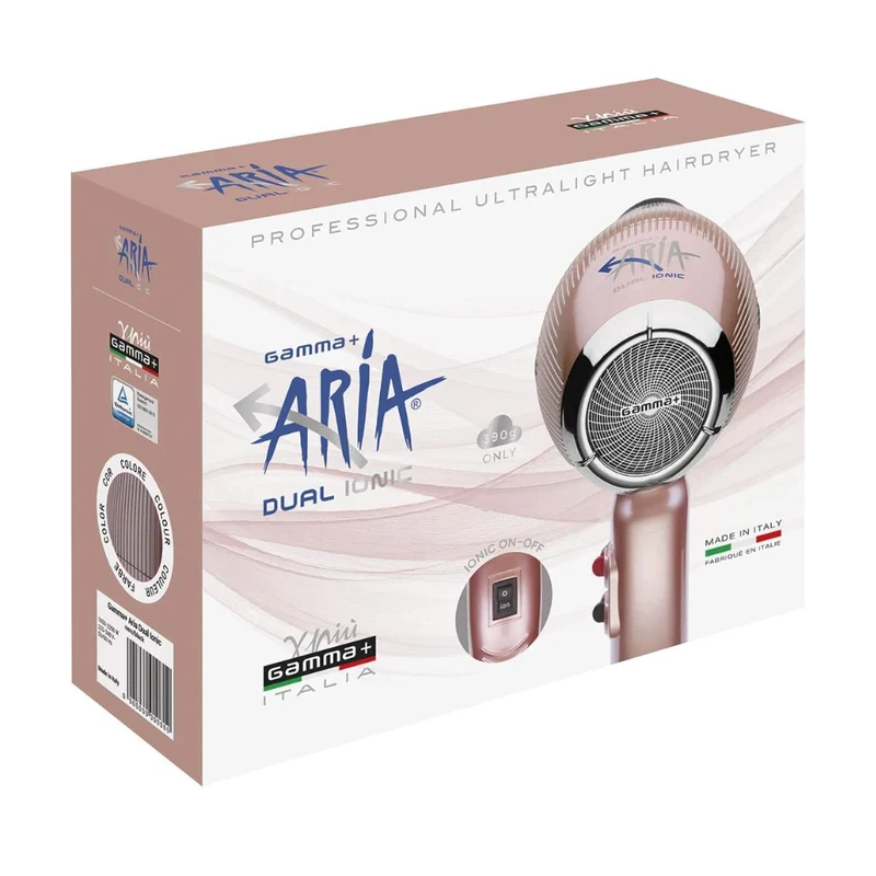 Gamma+ Aria Dual Ionic Asciugacapelli Professionale