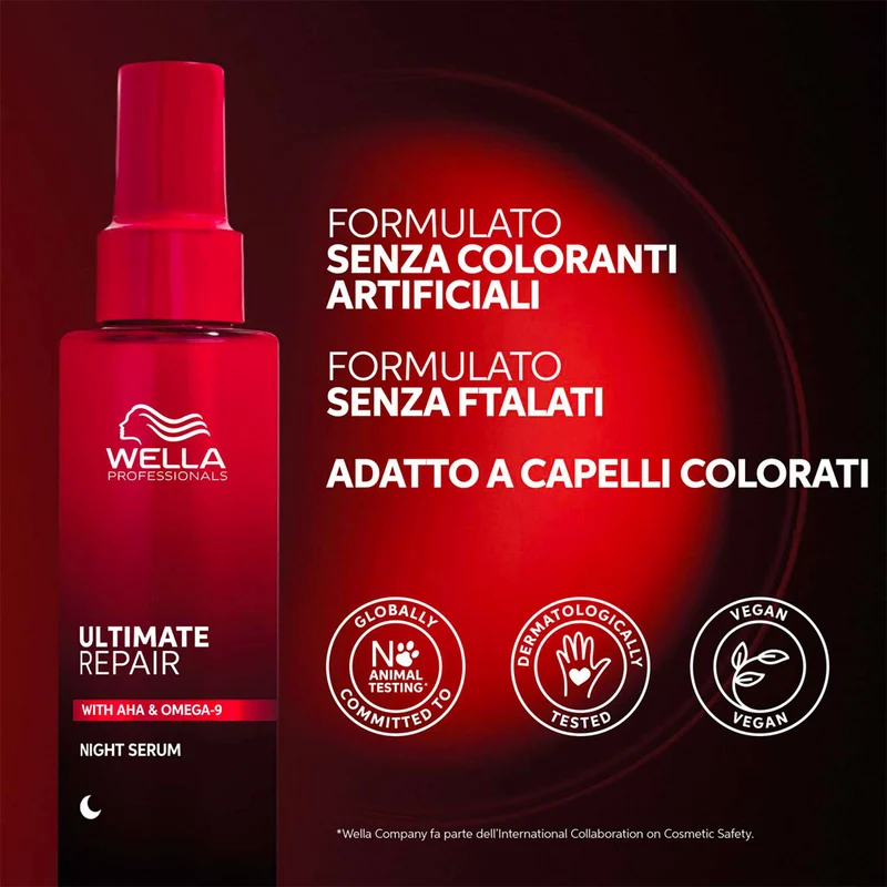 Wella Ultimate Repair Night Serum 95ml - siero riparatore