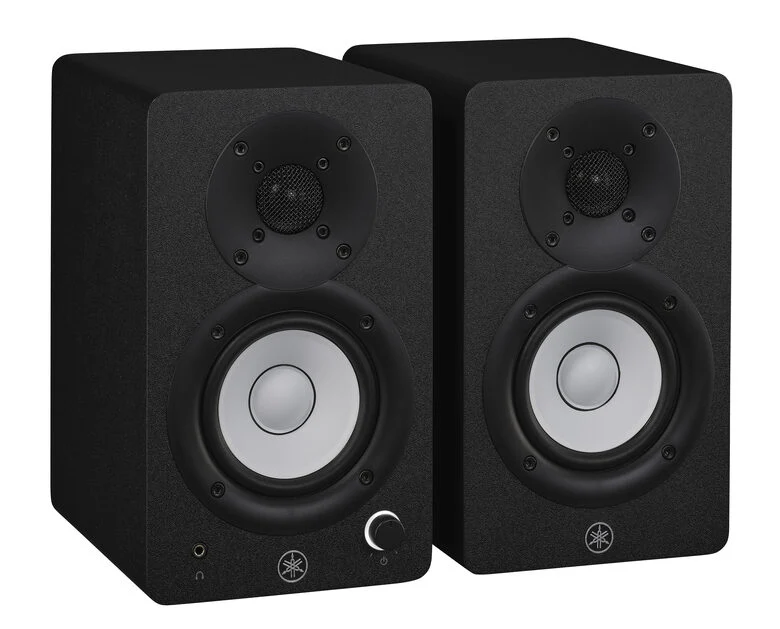 Yamaha HS3 Black Coppia Casse Amplificate RCA Jack XLR 52W 2vie T1,9 W9 BassReflex