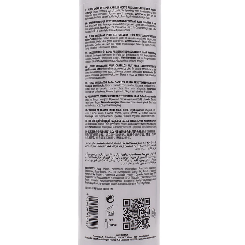 Framesi Waving System 0 550ml - fluido ondulante per capelli resistenti