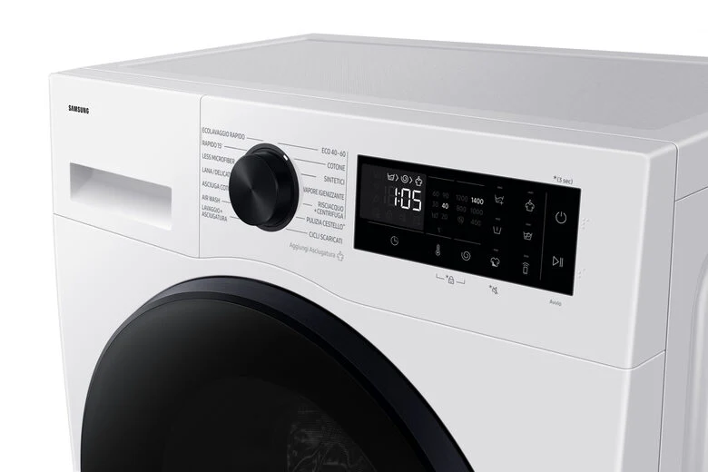 Samsung Lavasciuga Crystal Clean Slim 9Kg WD90DG5G34BEET
