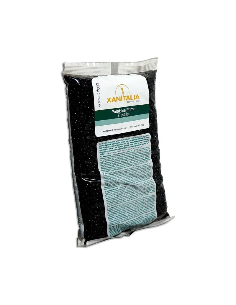 Cera a Pallini 1000gr Nera Xanitalia Senza Strisce