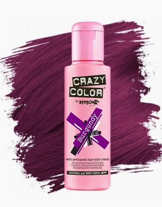 CRAZY COLOR 61 BURGUNDY 100ml
