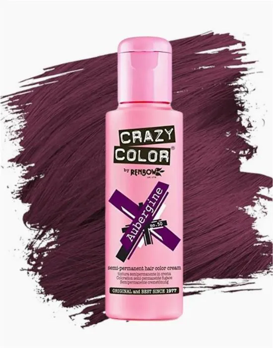 CRAZY COLOR 50 AUBERGINE