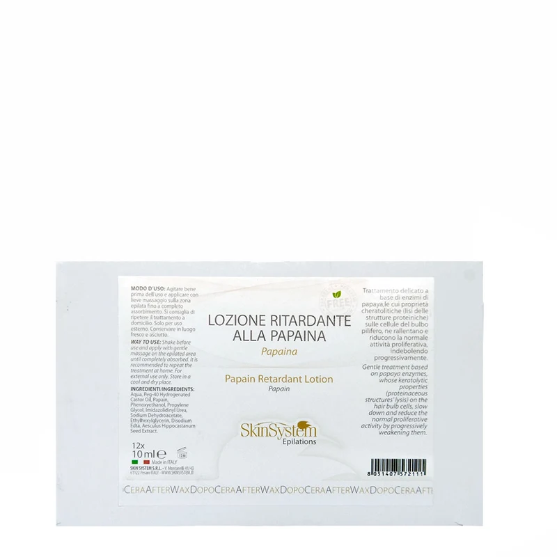 SkinSystem Papain Retardant Lotion 12x10ml - lozione ritardante alla papaina