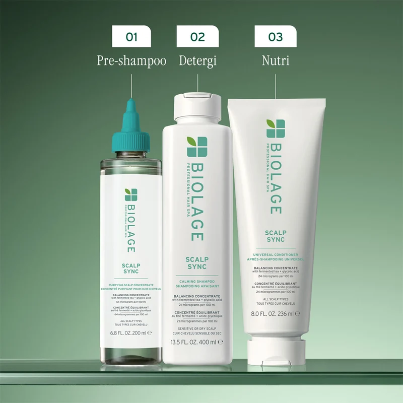 Biolage Professional Hair Spa Scalp Sync Calming Shampoo 400ml - shampoo lenitivo cute secca e sensibile