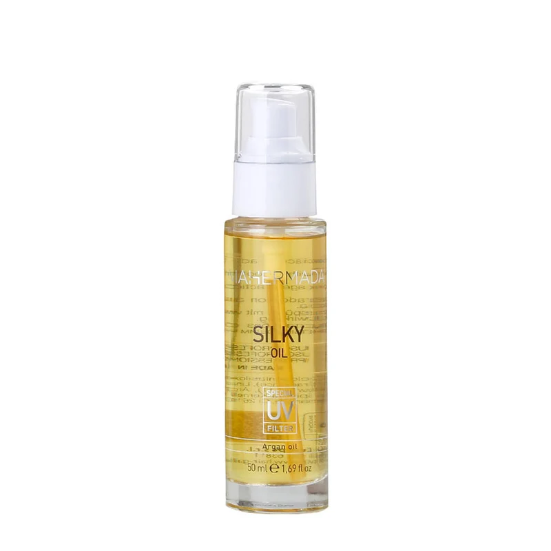 VIAHERMADA Silky Shampoo 250ml Mask 250ml Silky Oil 50ml + Cerchietto Bombato in Regalo