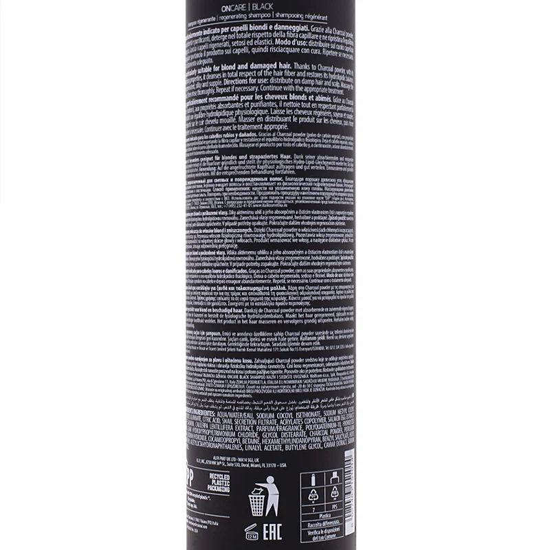 Selective Professional On Care Black Shampoo 275ml - shampoo rigenerante capelli biondi