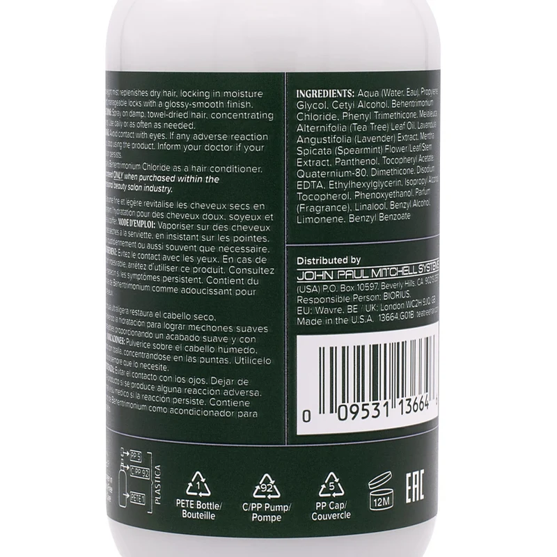 Paul Mitchell Tea Tree Lavender Mint Conditioning Leave In Spray 200ml - spray idratante senza risciacquo