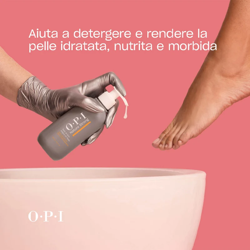 OPI Nature Strong Skincare Soften Up Pedi Soak 250ml - detergente idratante piedi