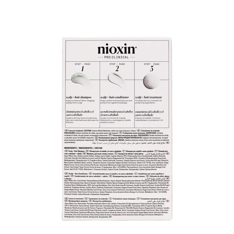 Nioxin Sistema 4 Scalp + Hair Kit Trifasico 150ml - kit anti assottigliamento avanzato